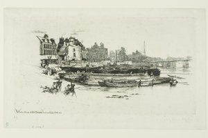 Whistlers Haus, Chelsea von Francis Seymour Haden