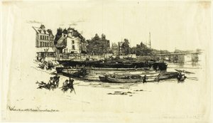 Whistlers Haus, Old Chelsea von Francis Seymour Haden