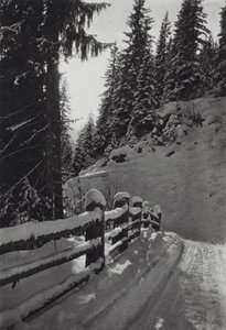 Die Alpen: Wintermorgen, nahe St. Anton von Francis Sydney Smythe