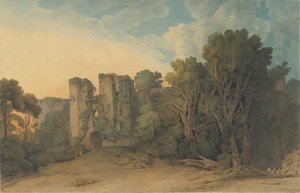 Berry Pomeroy Castle im County Devon, 1775-1805