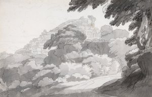 Rocca di Papa von Francis Towne