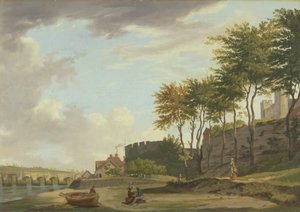 Der Medway bei Rochester von Francis Wheatley