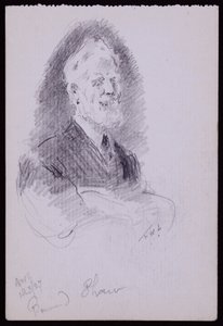 Porträt von George Bernard Shaw von Francis Wilfred Lawson