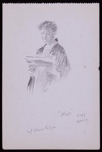 Porträt von Miss Eleanor Hellyer von Francis Wilfred Lawson