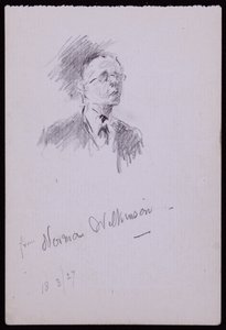 Porträt von Norman Wilkinson von Francis Wilfred Lawson
