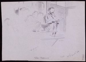 Porträt von William [? Morris von Francis Wilfred Lawson