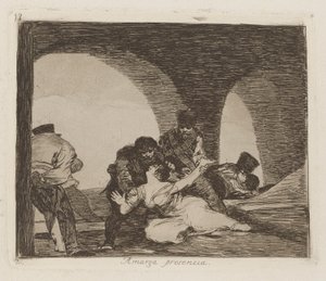 Bittere Anwesenheit, pl. 13 aus der Serie Die Schrecken des Krieges