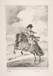 Balthasar Carlos, Prinz von Spanien und Sohn von Philipp IV von Francisco de Goya