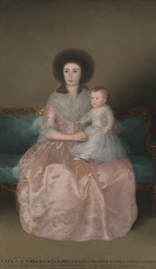 Gräfin von Altamira und ihre Tochter María Agustina von Francisco de Goya