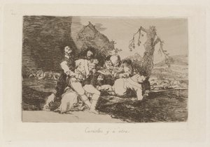 Curarlos, y ? otra (Heilt sie, und weiter), Platte 20 aus Los desastres de la guerra (Die Schrecken des Krieges)