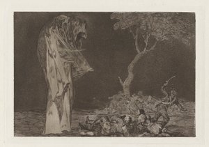 Disparate de miedo, auch bekannt als Por temor no pierdas honor, aus der Serie Los disparates