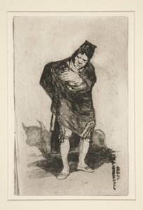 El embozado (Der verhüllte Mann) von Francisco de Goya