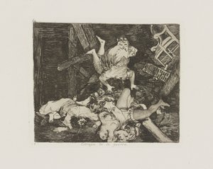 Estragos de la guerra. (Verwüstungen des Krieges), pl. 30 aus der Serie Los desastres de la guerra (Die Schrecken des Krieges)