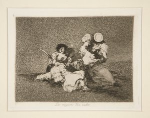 Die Frauen geben Mut, Blatt 4 aus Die Schrecken des Krieges