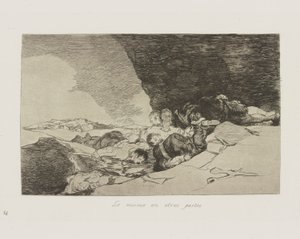 Dasselbe anderswo, pl. 23 aus der Serie Die Schrecken des Krieges