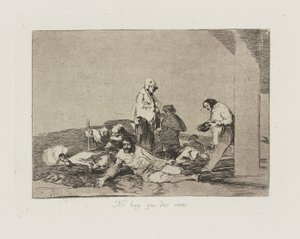 No hay que dar voces. von Francisco de Goya
