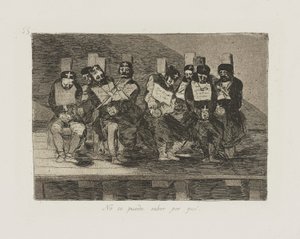 Man kann nicht wissen warum (One Can von Francisco de Goya