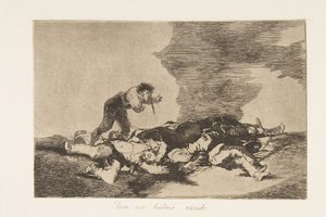 Tafel 12 aus Die Schrecken des Krieges Los Desastres de la Guerra: Dies ..., 1810 veröffentlicht 1863 von Francisco de Goya