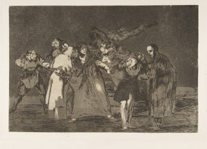 Tafel 16 aus den Disparates: Wunden heilen schneller als hastige Worte, ca. 1816-23 veröffentlicht 1864