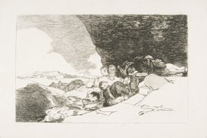 Tafel 23 aus Die Schrecken des Krieges Los Desastres de la Guerra: Das Gleiche anderswo..., 1810 von Francisco de Goya