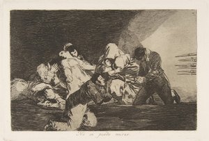 Tafel 26 aus Die Schrecken des Krieges Los Desastres de la Guerra: Eins..., 1810-20, veröffentlicht 1863