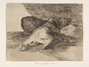 Tafel 40 aus Die Schrecken des Krieges Los Desastres de La Guerra: He ge... von Francisco de Goya