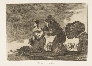Tafel 45 aus Die Schrecken des Krieges: Und t..., 1810 veröffentlicht 1863
