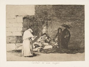 Tafel 49 aus Die Schrecken des Krieges: A..., 1811-12 veröffentlicht 1863 von Francisco de Goya
