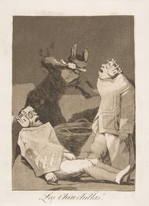 Platte 50 aus Los Caprichos: Die Chinchillas Los Chinchillas., 1799