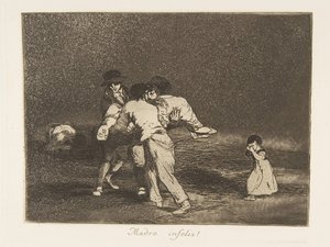 Platte 50 aus Die Schrecken des Krieges Los Desastres de la Guerra: Un, 1811-12 veröffentlicht 1863