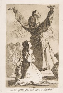 Tafel 52 aus Los Caprichos: Was ein Schneider kann! Lo que puede un Sastre!, 1799 von Francisco de Goya