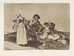 Blatt 55 aus Die Schrecken des Krieges (Los Desastres de la Guerra) von Francisco de Goya
