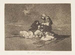 Platte 59 aus Die Schrecken des Krieges Los Desastres de la Guerra: Wh, 1811-12 veröffentlicht 1863