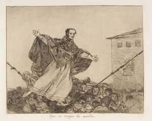 Platte 77 aus Die Schrecken des Krieges Los Desastres de la Guerra von Francisco de Goya