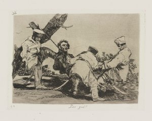 Warum? (Por qué?), pl. 32 aus der Serie Die Schrecken des Krieges (Los desastres de la guerra)