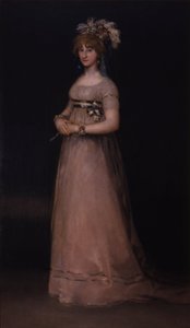 Porträt von María Luisa de Borbón y Vallabriga