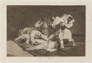 Ser? lo mismo (Es wird dasselbe sein), Platte 21 aus Los desastres de la guerra (Die Schrecken des Krieges) von Francisco de Goya