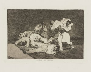 Será lo mismo. (Es wird dasselbe sein.), pl. 21 aus der Serie Los desastres de la guerra (Die Schrecken des Krieges)