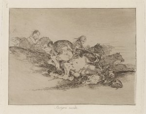 Siempre sucede (Es passiert immer), Tafel 8 aus der Serie Los desastres de la guerra (Die Schrecken des Krieges)