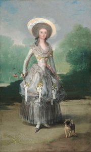 Die Marquesa de Pontejos, ca. 1786 von Francisco de Goya