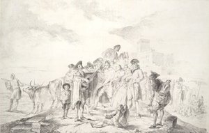 Der blinde Gitarrist El ciego de la guitarra, ca. 1778 von Francisco de Goya