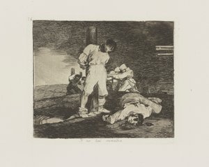 Y no hai remedio. (Und es gibt kein Mittel) von Francisco de Goya
