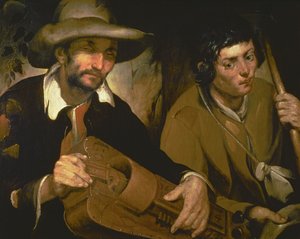 Der blinde Drehleierspieler, ca. 1640