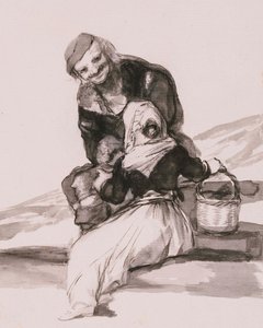 Hüte dich vor dem Rat (beschnitten) von Francisco de Goya
