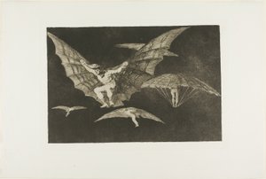 Eine Art zu fliegen, aus Disparates, veröffentlicht als Platte 13 in Los Proverbios (Sprichwörter)