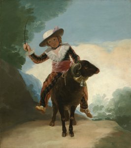 Junge auf einem Widder von Francisco de Goya
