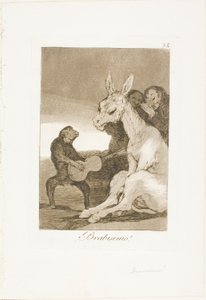 Bravo!, Platte 38 aus Los Caprichos von Francisco Jose de Goya y Lucientes
