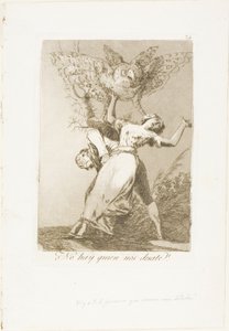 Kann uns niemand losbinden?, Platte 75 aus Los Caprichos von Francisco Jose de Goya y Lucientes
