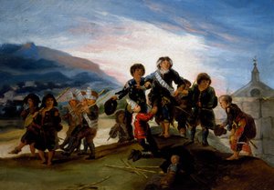 Kinder spielen Soldaten