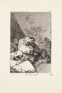 Korrektur (Correccion) Platte 46 aus: Los Caprichos von Francisco Jose de Goya y Lucientes